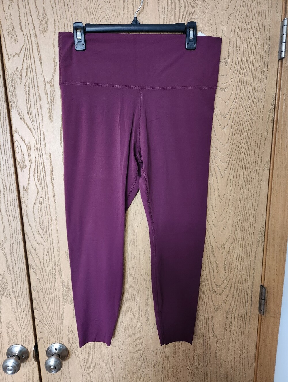 Nike Women's Wine High-Waist Dri Fit Yoga Leggings